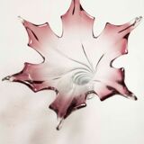 Vase in Murano glass by Fratelli Toso H 27.5cm