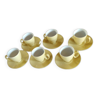 Guy Degrenne cups and saucers