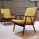 Pair of boomerang armchairs TON Bystřice (Thonet) by Antonin Suman 1960