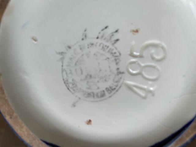 Art Deco lamp Boch la Louvière ceramic