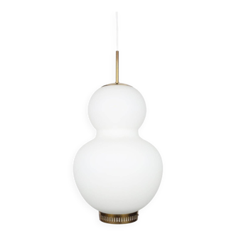 Très grande lampe vintage danoise Peanut par Bent Karlby, Lyfa, 1956