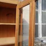 Parisian cabinet glazed raw wood