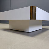 Vintage coffee table attributed to Willy Rizzo, 1970s