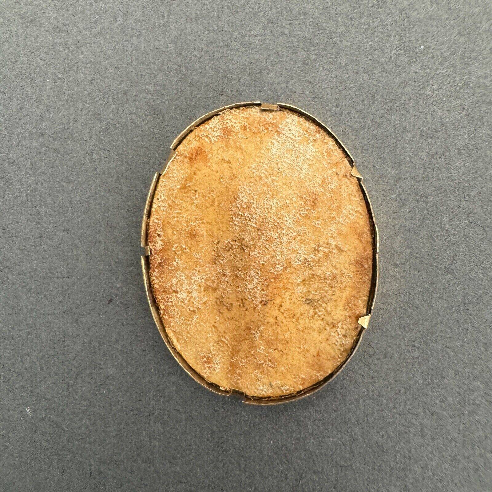 Miniature early 19th century hand painted by Bouvier portrait of a woman