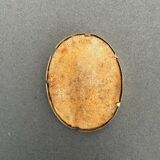 Miniature début XIXe peinte à la main par Bouvier portrait de femme