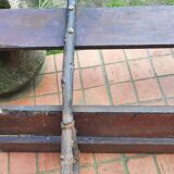 Cast iron garden bench