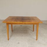 Extendable lacquered table czechoslovakia trud 1960