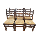Rustic dining room chairs