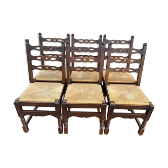 Rustic dining room chairs