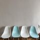 Lot de 4 chaises de Charles & Ray Eames pour Herman Miller