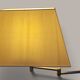 Brushed aluminium designer floor lamp - 90s modernist style