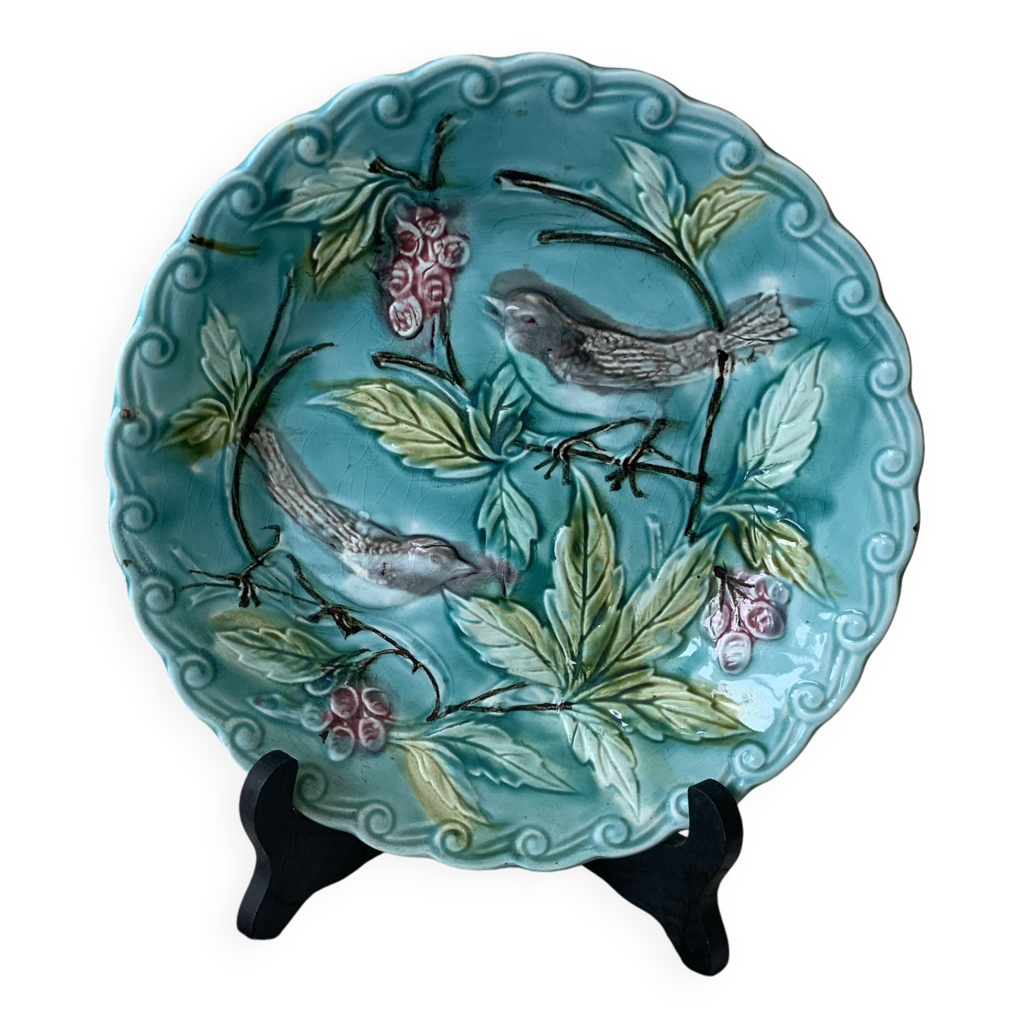 Assiette barbotine