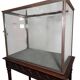 Antique display cabinet in 19th-century Gothic Revival style.