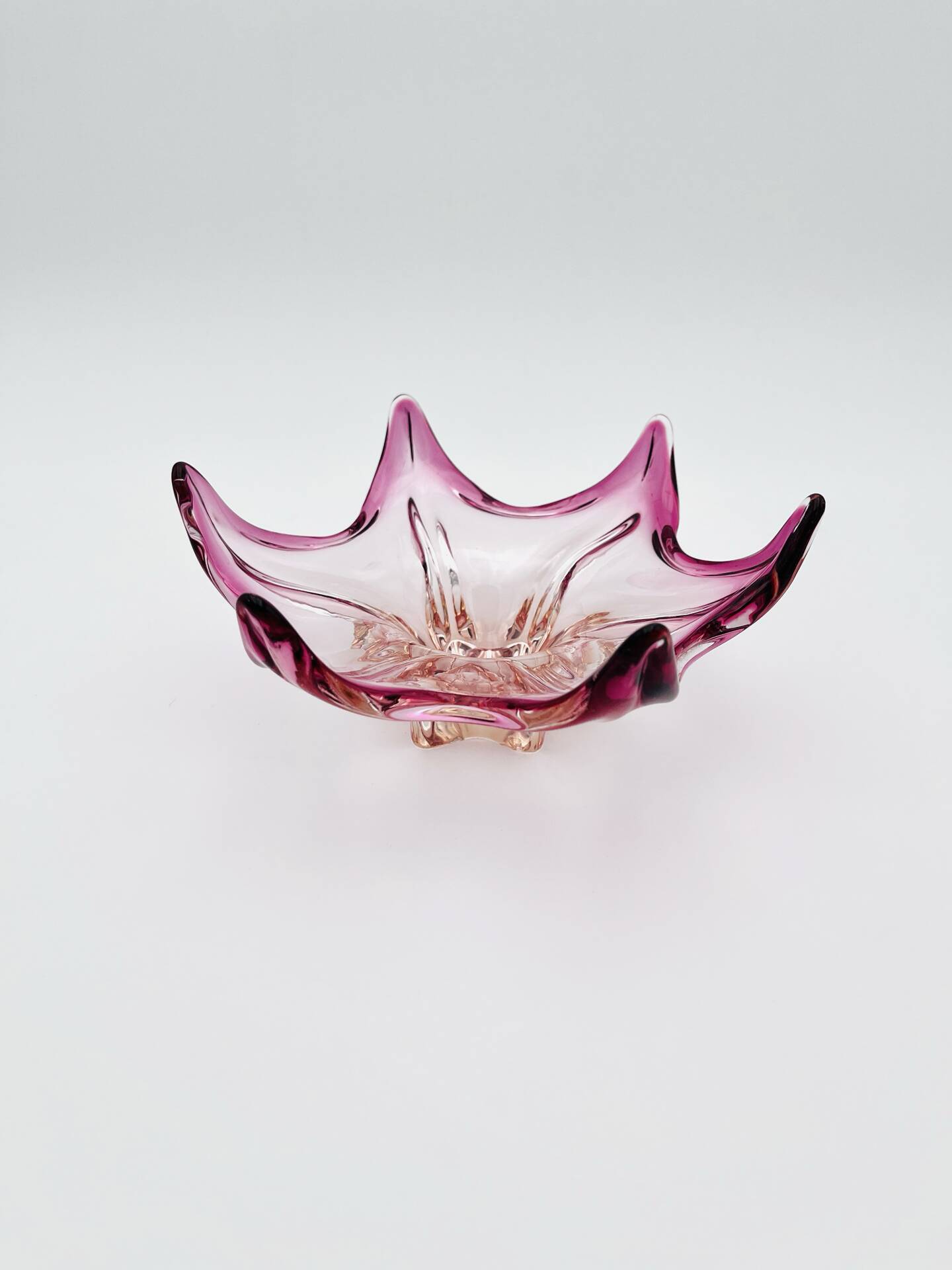 Murano Organic Cup - Peach & Fuchsia Gradient - Star 1960