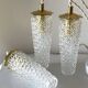 Waterfall pendant light 3 vintage tulips