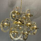 Vintage chandelier 70s planet