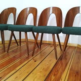 Set of four chairs, designed by A. Suman, Tatra Nabytok, Czechoslovakia, 60s