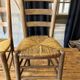 Lot 6 chaises paillées fin 19 eme