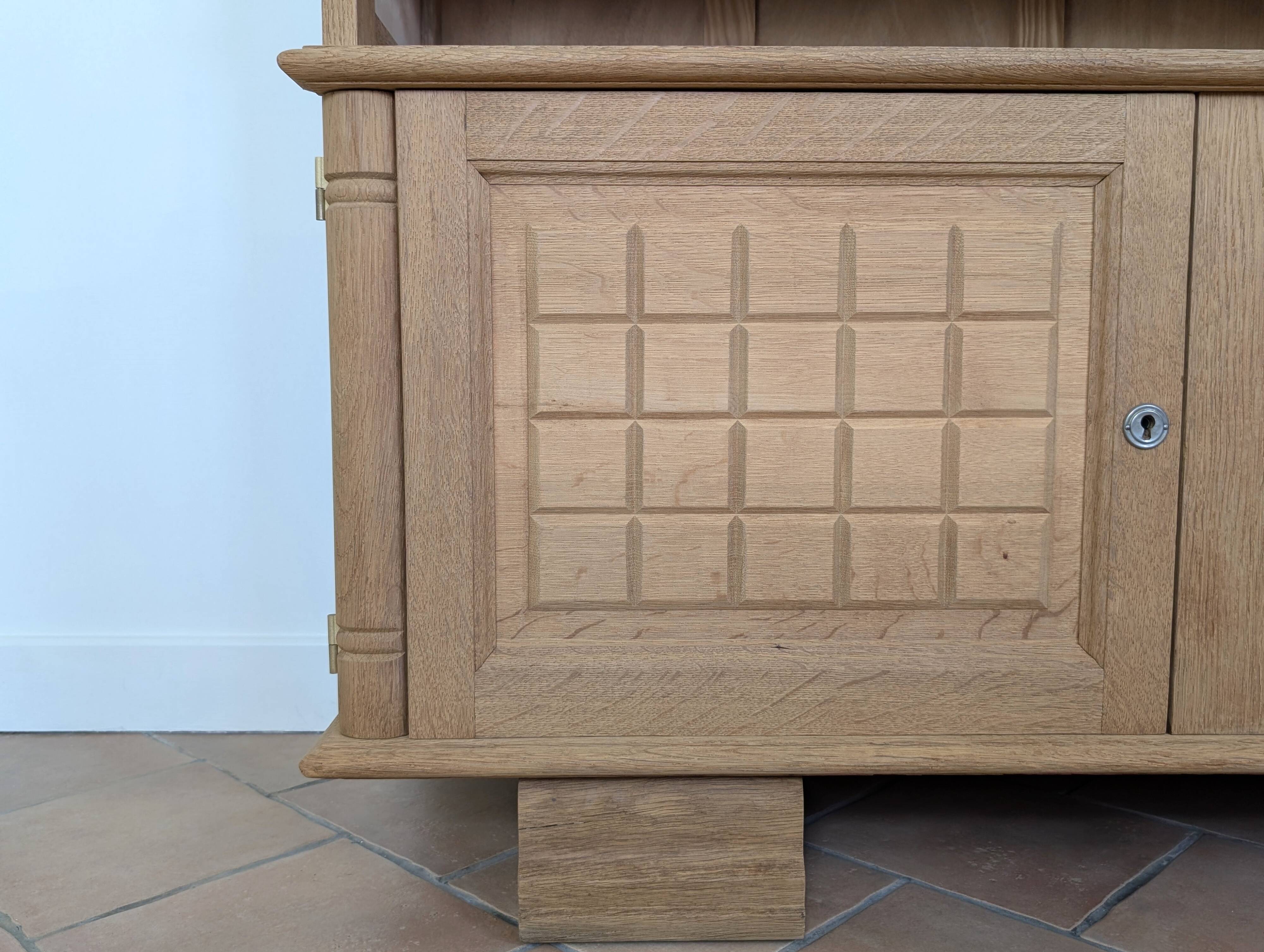 Raw oak sideboard
