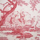 Tête de lit toile de Jouy
