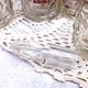 Table condiment server red metal turntable 6 vintage pieces