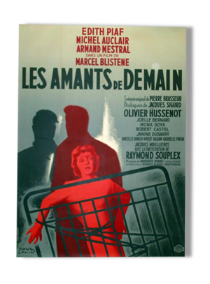 Affiche de cinéma originale 1958,Les
