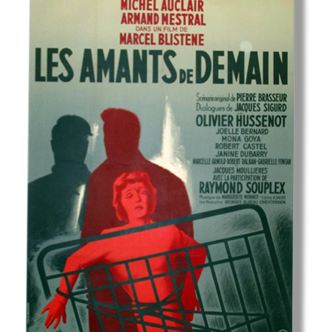 Affiche de cinéma originale 1958,Les amants de demain,Edith Piaf,Paul Colin