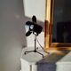 Lampe projecteur noire vintage