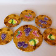 Cake service in slipware Salins les Bains