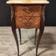 Pair of narrowed bedside tables in the style of Louis XV