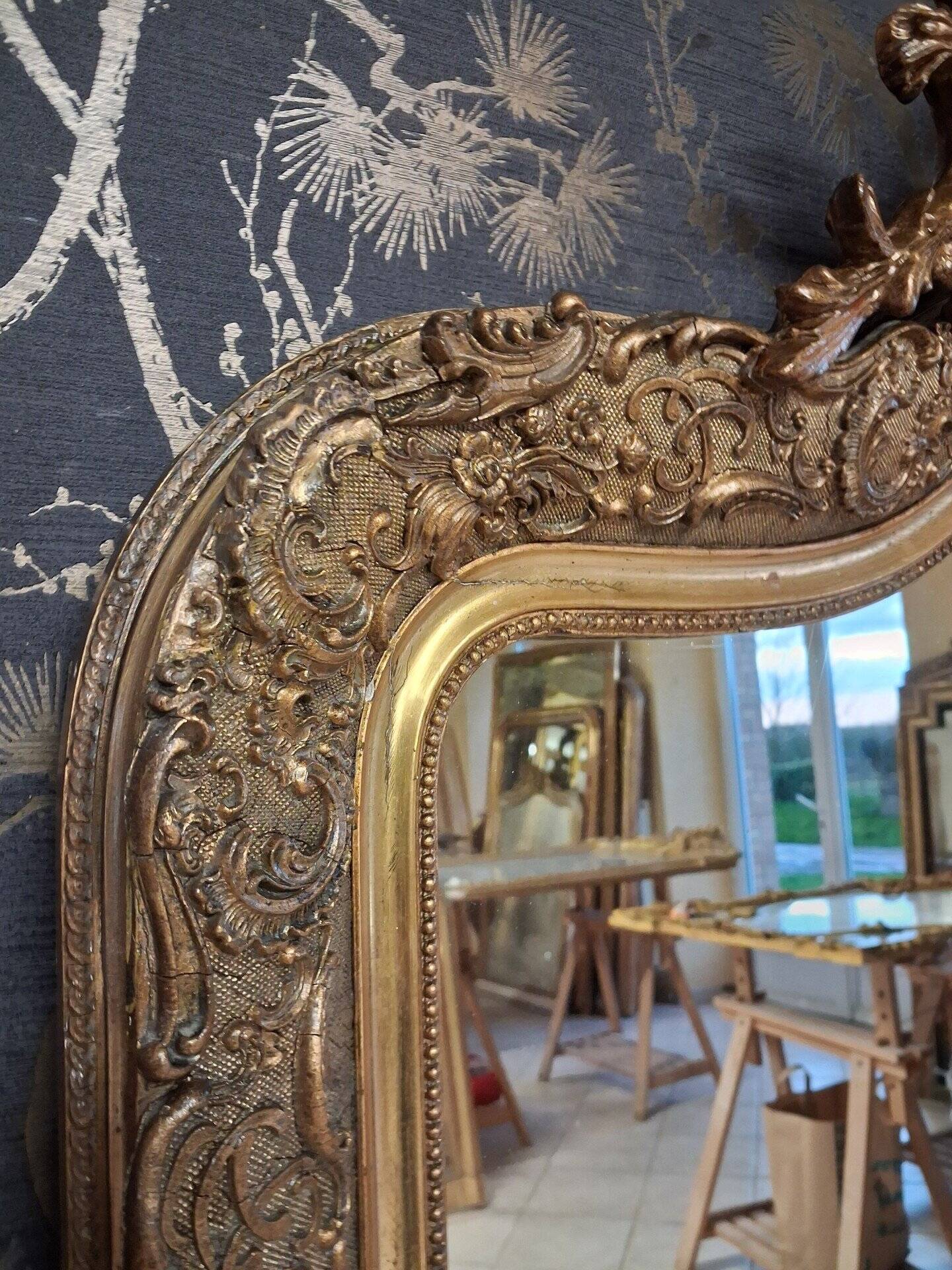 Mirror from the Napoleonic III era 176 x 113