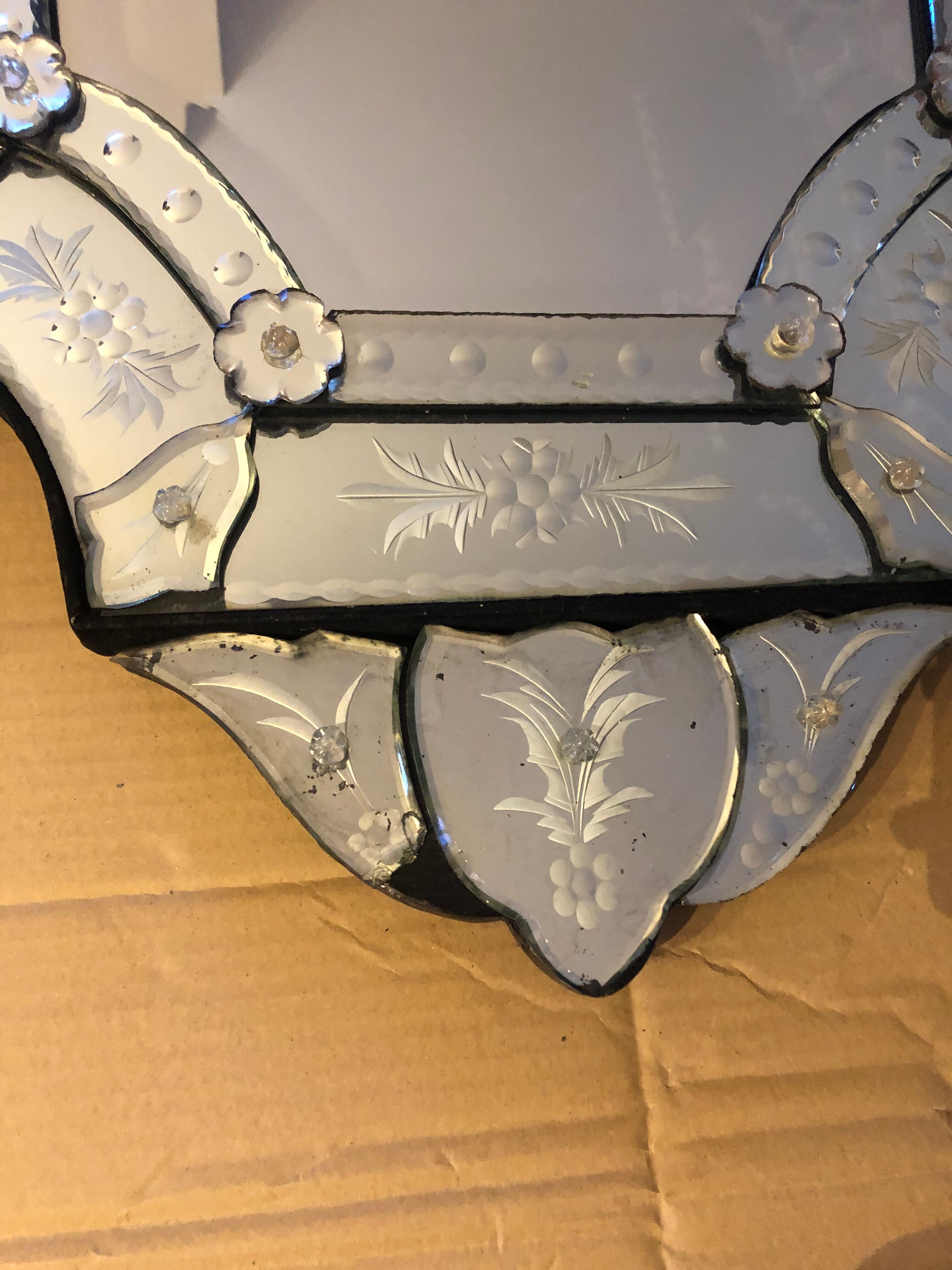 Ancient Venetian mirror