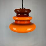 Brown glass pendant light 'AH 1' by Peill et Putzler