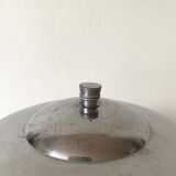 Art Deco mushroom lamp in bakelite and chrome