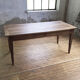 Table de ferme en noyer 170 cm