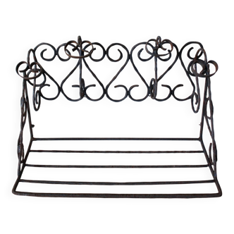 Wrought Iron Flower Planter Shelf