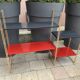 60's black and red String shelf