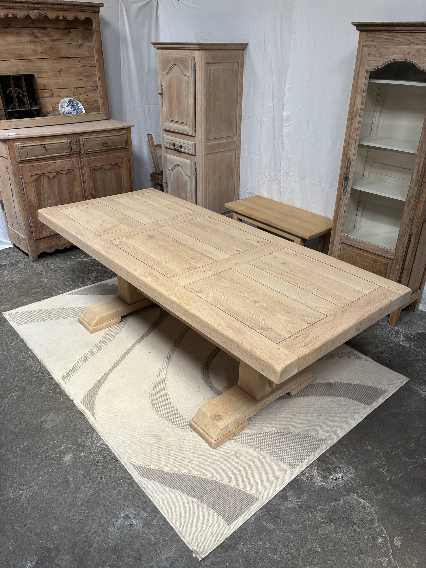Monastery table in solid oak