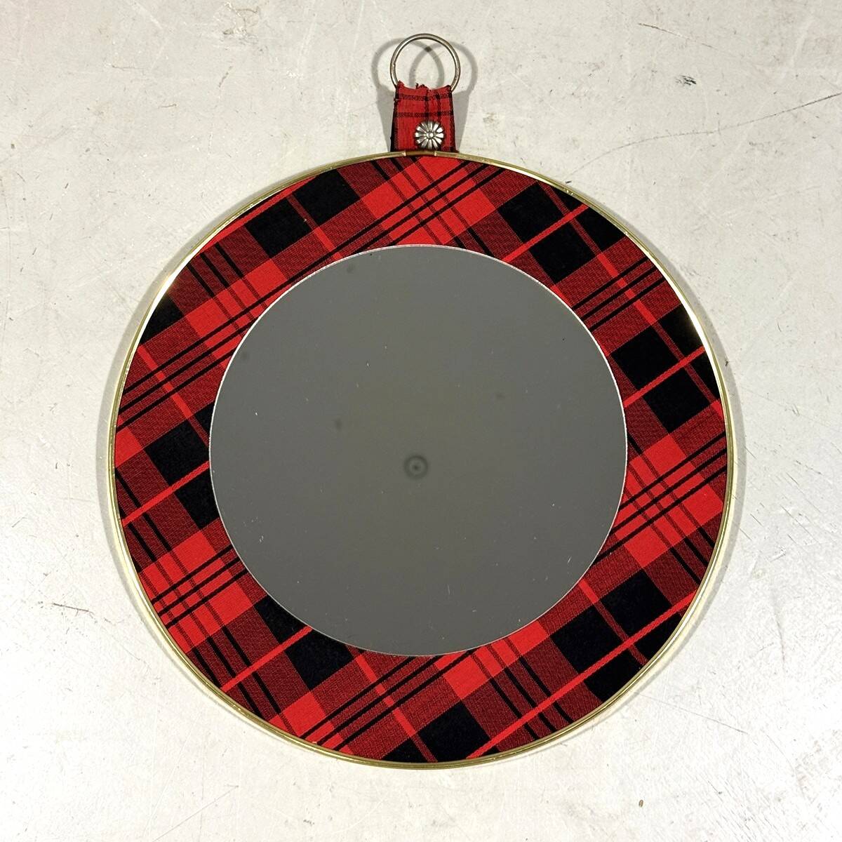 Tartan wall mirror 1960’s