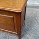 Vintage Louis XV style wooden toy storage chest bench 1980