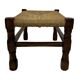 Vintage Stool cane small Stool Mid Century Ottoman 60's design