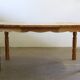 1960s vintage brutalist Danish extending oak dining table style Henning Kjærnulf