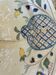 Restored antique dish with floral motif