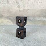 Vintage wooden candle holder.