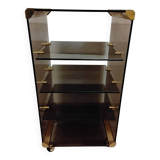 Vintage rolling shelf