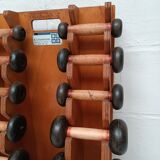 60s dumbbell wall display