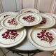 set of 8 flat plates Moulin des Loups model "Roubaix" 40s