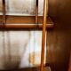 Wooden wall review holder