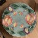 Plat faience slurry Geneviève Lethu - vintage 80s