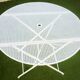 Table de jardin pliante, années 50, métal perforé